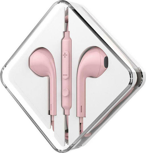 Hoco M55 Earbuds Handsfree with 3.5mm Connector Pink