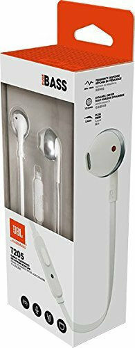JBL Tune 205 Earbuds Handsfree with 3.5mm Connector Silver