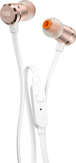 JBL T290 In-Ear Freihändig Kopfhörer mit Stecker 3.5mm Rose Gold
