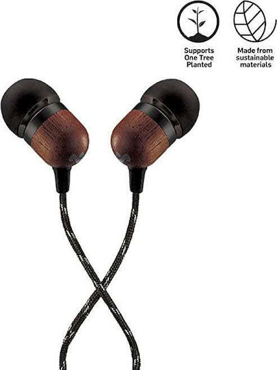 The House Of Marley Smile Jamaica Mic In-ear Handsfree with 3.5mm Connector Black