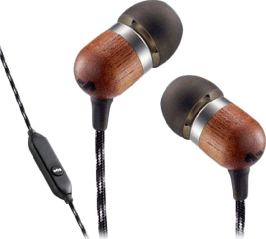 The House Of Marley Smile Jamaica Mic In-ear Handsfree with 3.5mm Connector Black