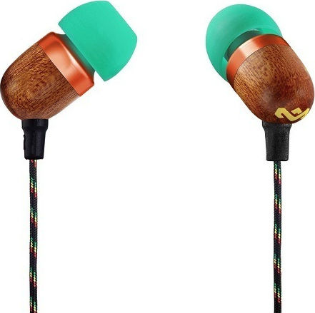 The House Of Marley Smile Jamaica Mic In-ear Handsfree with 3.5mm Connector Green