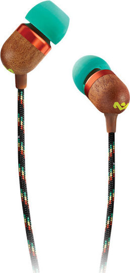 The House Of Marley Smile Jamaica Mic In-ear Handsfree with 3.5mm Connector Green