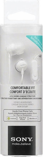 Sony MDR-EX15AP In-ear Handsfree with 3.5mm Connector White