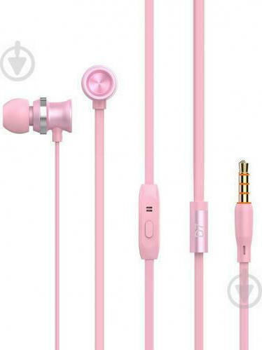 Celebrat D7 In-ear Handsfree με Βύσμα 3.5mm Ροζ Χρυσό