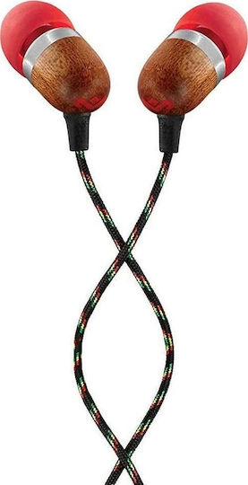 The House Of Marley Smile Jamaica Mic In-ear Handsfree with 3.5mm Connector Fire