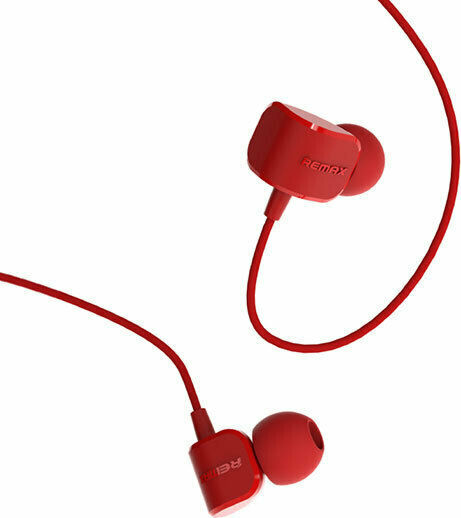 Remax RM-502 In-ear Handsfree με Βύσμα 3.5mm Κόκκινο