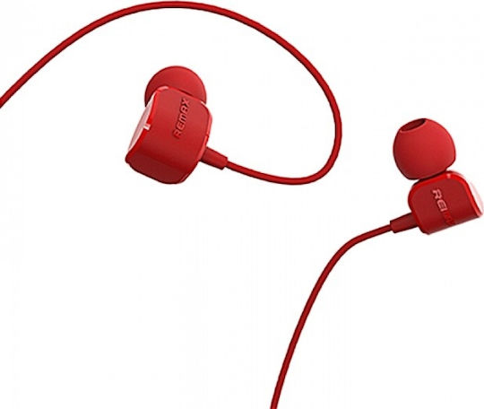 Remax RM-502 In-ear Handsfree με Βύσμα 3.5mm Κόκκινο