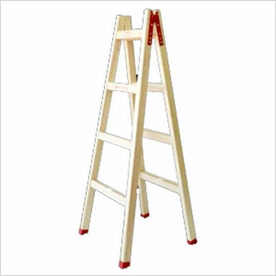 Profal Leiter Hölzernes mit 2x6 Stufen 200cm