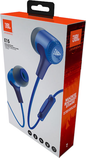 JBL E15 In-ear Handsfree with 3.5mm Connector Blue