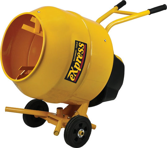 Express Express Betonmischer Elektrisch 650W mit Rädern Faltbare Tasche 160lt