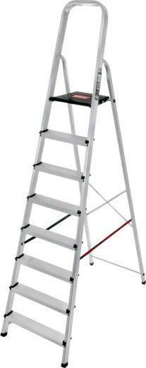 Palbest Hobby Ladder Aluminum with 7+1 Steps 166cm