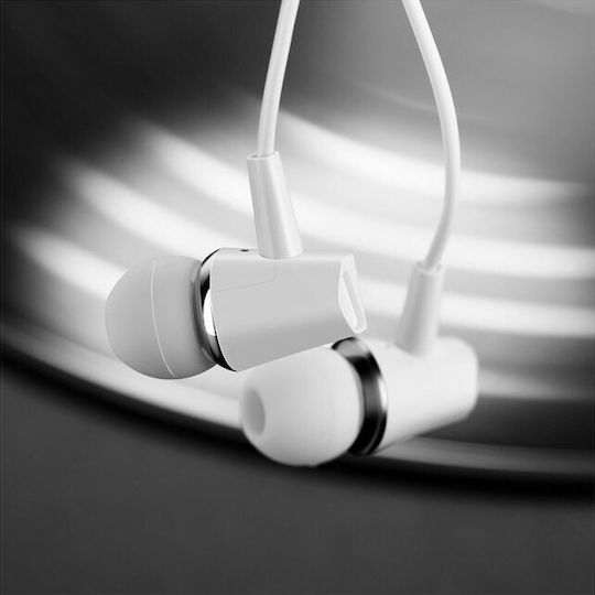 Hoco M34 In-ear Handsfree με Βύσμα 3.5mm Λευκό