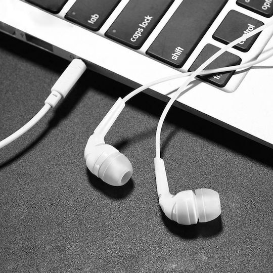 Hoco M40 Prosody In-ear Handsfree με Βύσμα 3.5mm Λευκό