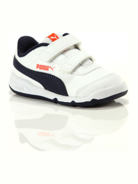 Puma Kids Sneakers with Scratch White