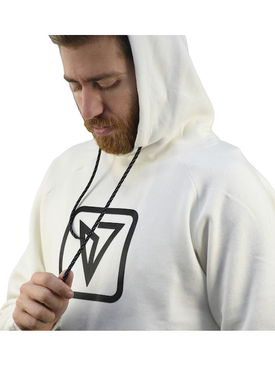 Sweatshirt with Hood Off White