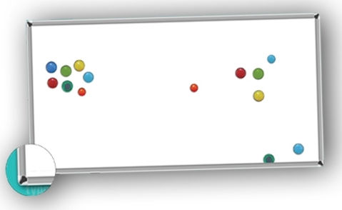 Typotrust Magnetic Hanging Dry Erase Board 90x120cm