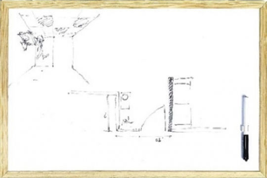 Describo Hanging Dry Erase Board 30x40cm