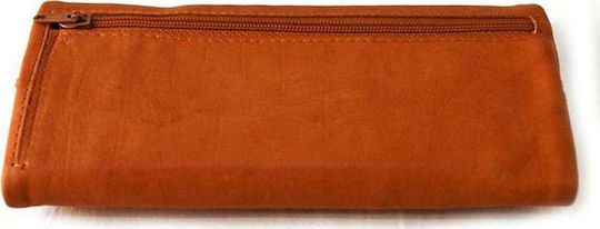 Marvel Tobacco Pouch Made of Brown Artificial Leather with Button Closure 15x8cm