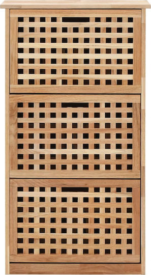 Ξύλινη Ξύλινη με 3 Ράφια Μπεζ 55x20x104cm 247600 Ξύλινη Ξύλινη με 3 Ράφια Μπεζ 55x20x104cm 247600