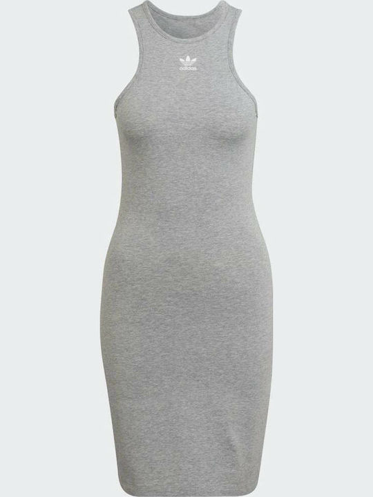 Adicolor Essentials Summer Mini Athletic Sleeveless Grey Dress