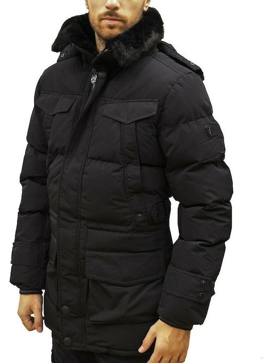 Seamaster Χειμωνιάτικο Μπουφάν Puffer Μαύρο