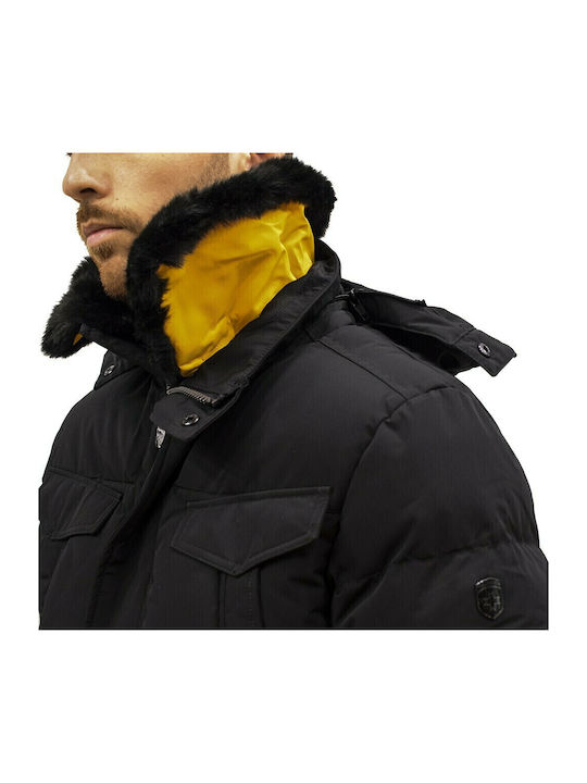 Seamaster Χειμωνιάτικο Μπουφάν Puffer Μαύρο