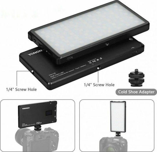 Yongnuo YN135RGB Lumină LED 5500K cu Luminozitate 1180lm