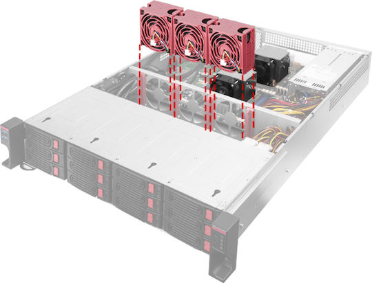 Silverstone RM22-312 RM22-312 Rama HDD/SSD Oțel inoxidabil 2.5/3.5" Negru (SST-RM22-312)