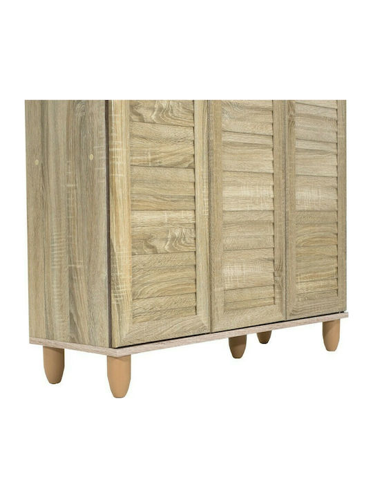 Santo Wooden Shoe Organizer with 4 Shelves Sonoma 89.5x34.5x91.5cm
