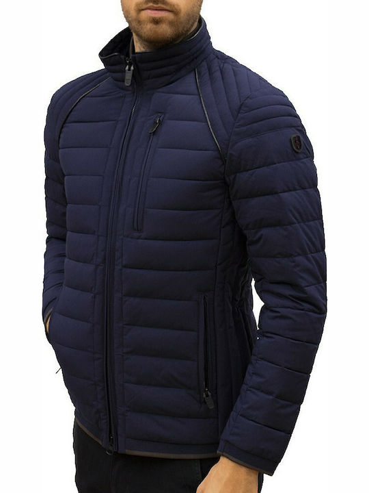 Molecule Χειμωνιάτικο Μπουφάν Puffer Navy Μπλε