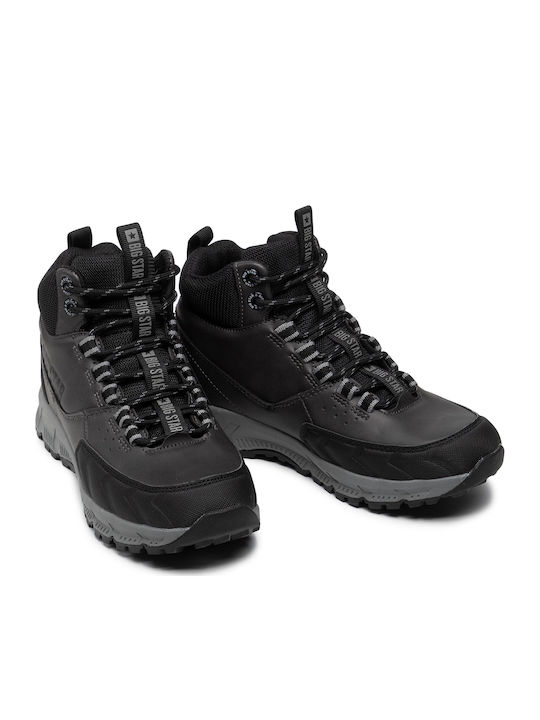 Leather Women's Ankle Boots Gray
