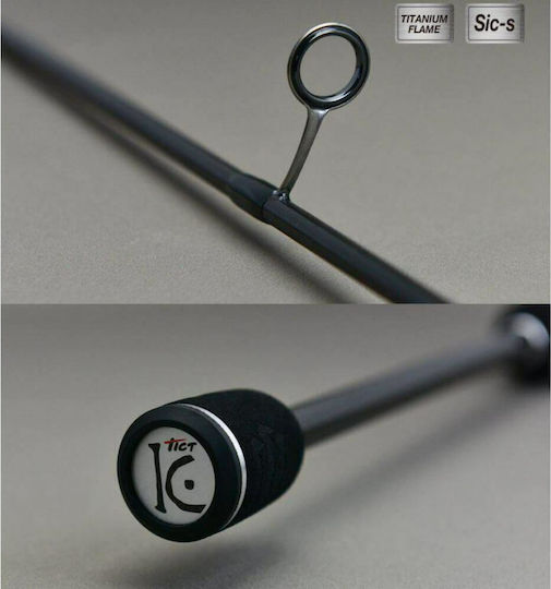 Tict Ice Cube 74FS-Sis Καλάμι Ψαρέματος για Light Rockfishing 2.24m 0.1-4gr