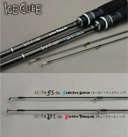 Tict Ice Cube 74FS-Sis Καλάμι Ψαρέματος για Light Rockfishing 2.24m 0.1-4gr