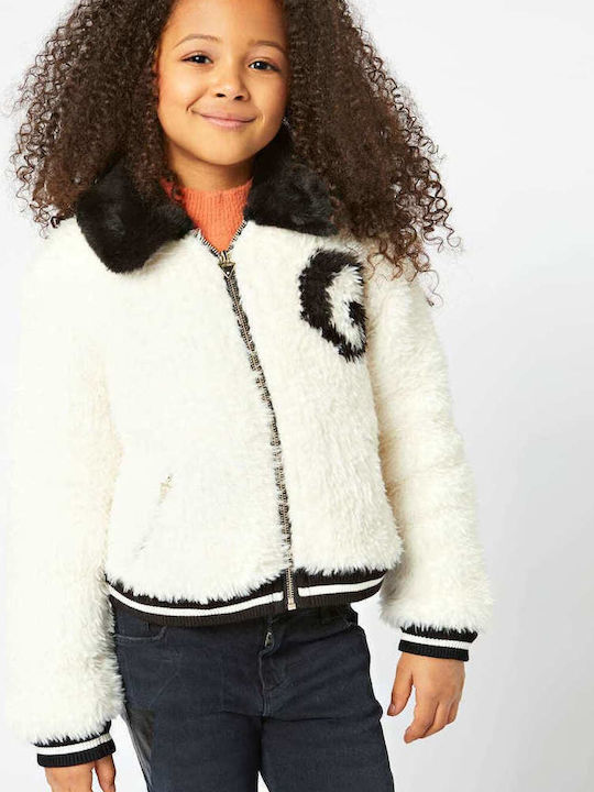 Kids' Bomber Short White