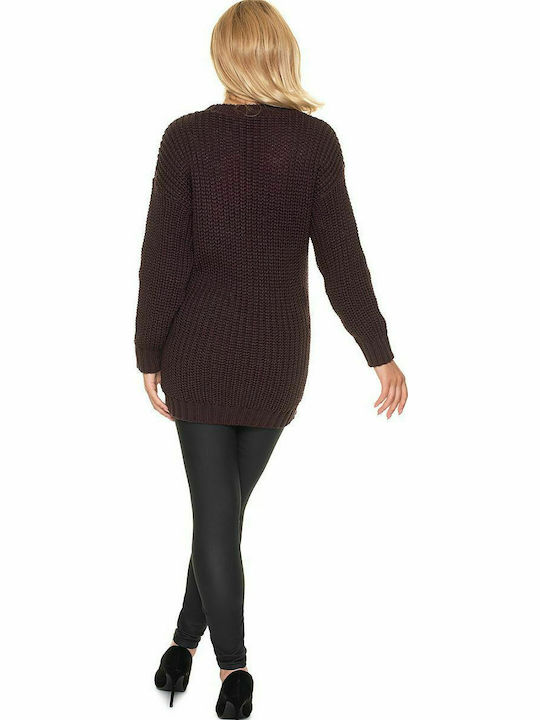 PeeKaBoo 70040 Maternity Sweater Brown