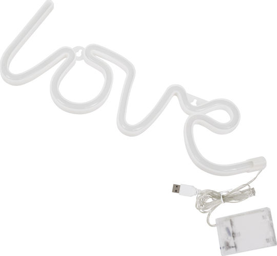 GloboStar Neon Decorative Lighting LED Love 34x12.3cm