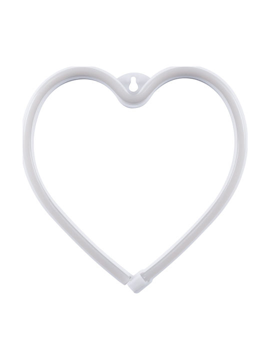 GloboStar Neon Διακοσμητικό Φωτιστικό LED Καρδιά 20x20εκ.