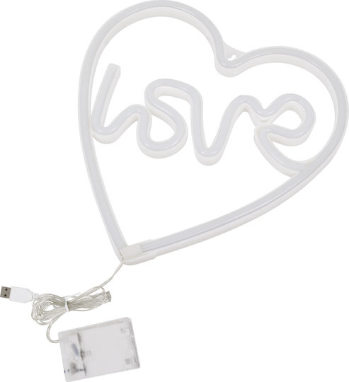 GloboStar Decorative Lamp Love Pink