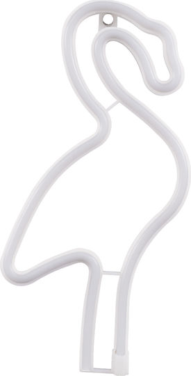 GloboStar Neon Διακοσμητικό Φωτιστικό LED Φλαμίνγκο 28.5x14εκ.