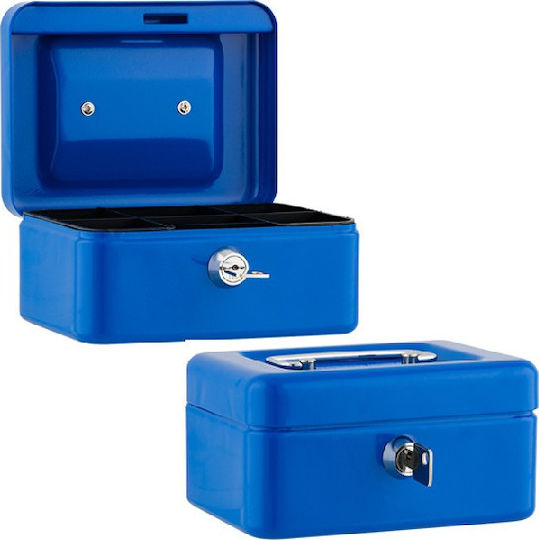 Sax Κουτί Ταμείου με Κλειδί Box S 0-811-04 Μπλε