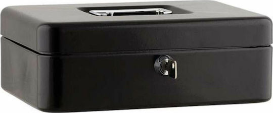 Sax Cash Box with Lock Black Box L 0-812-09