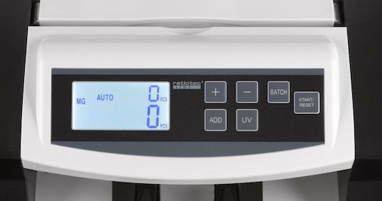 Ratiotec Rapidcount B40 Money Counter with Speed 1000 Banknotes per Minute