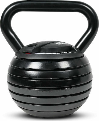 X-FIT Black Cast Iron Kettlebell 18kg