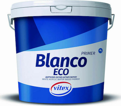 Vitex Blanco Eco Grund acrilic de apă Alb Potrivit pentru Lemn / Zidărie 3lt