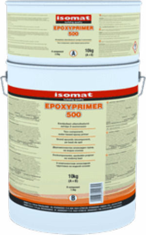 Isomat Epoxyprimer 500 Εποξειδικό Υδατοδιαλυτό Αστάρι 2 Συστατικών Υποκίτρινο Suitable for Construction Materials 10kg