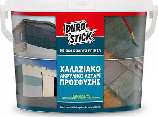 Durostick DS-260 Грунд Кварцов акрилен адхезионен грунд за дърво и метал Подходящ за Метал 4лт