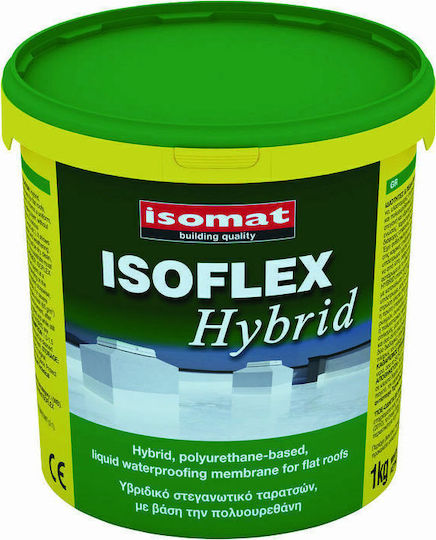 Isomat Isoflex Hybrid Еластомерен Акрил Нанасяемо Уплътнително Полиуретан 1кг Бял