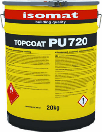 Isomat Topcoat-PU 720 Επαλειφόμενο Στεγανωτικό Πολυουρεθάνης 5kg Λευκό