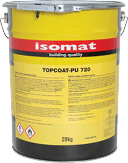 Isomat Topcoat-PU 720 Нанасяемо Уплътнително Полиуретан 20кг Бял